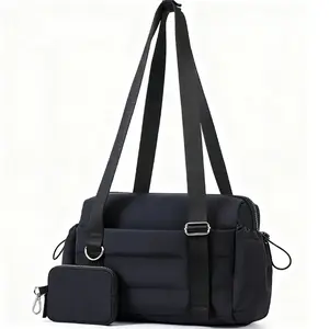 New 2-Piece Sport Mini, Dry-Wet Separation Large Capacity, Casual Travel Shoulder Handbag, Unisex Gym Accessory, Casual Sports Bag