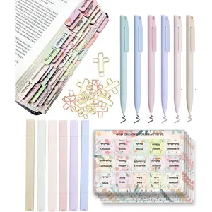 Journaling Kit,   Paper Clips,  Highlighters and Pens No Bleed