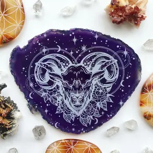 “Aries Renewal” Agate Slices