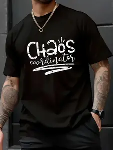 100% Cotton Unisex Chaos Coordinator Funny design for women and men T-Shirt - Choose Love Not Fear T-Shirt – Short Sleeve, Unisex Tee