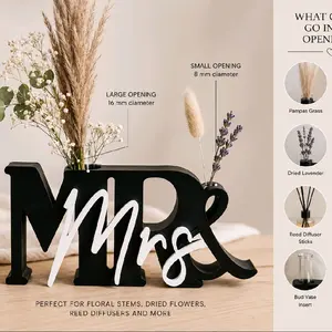 Wedding Floral Accent Sign, Flower-Decorated Sign, Home Decor Gift for Special Occasions