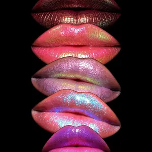 Adriana Nichole Cosmetics Multichrome Lipgloss Hydrating Glitter Lipgloss Sparkle Lipgloss with Shea Butter Formula for Moisturized Lips