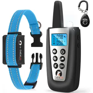 Dog Bark Collar with Remote 3300ft Range - Automatic Bark Activated Shock Collar for Small Medium Large Dog with 5 Adjustable Sensitivity & Waterproof