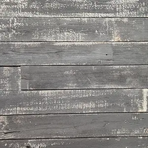 Rockin' Wood Black Wash Reclaimed Wood Wall Paneling Planks for accent wall (10 square feet)