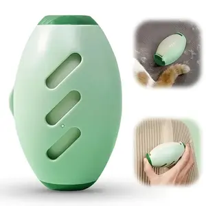 Portable Reusable Fur Roller Ball Travel Set, Super Sticky Washable Gel, Clothes and Pet Hair Removal, No Battery Needed, Small Design