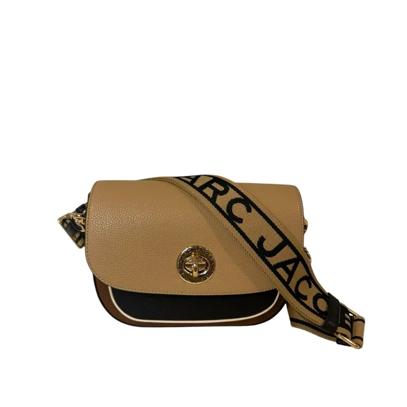Pre-owned MARC JACOBS leather Crossbody Bags two toned saddle bag