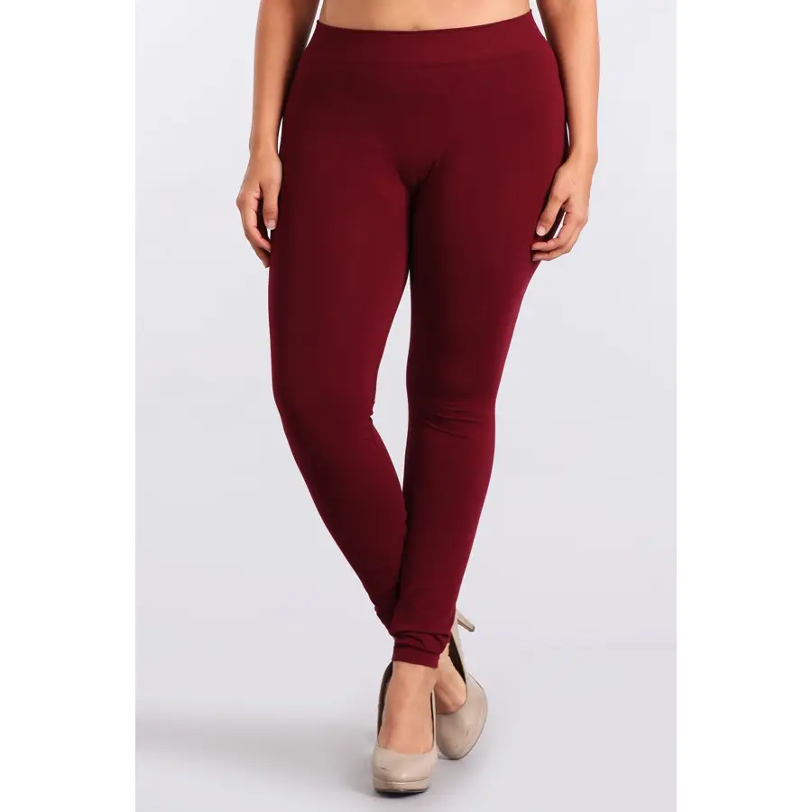 B1466XL Extended No Control Full Length Leggings by M.Rena