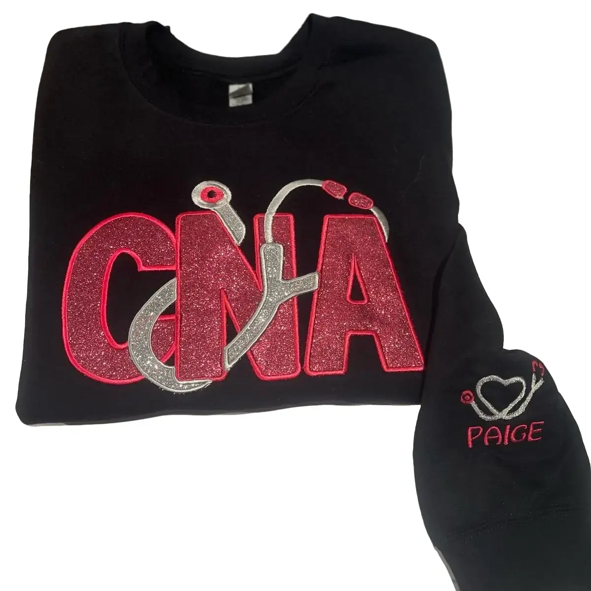 CNA Glittered Embroidered Sweater