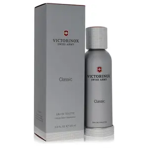 Swiss Army Victorinox EDT Spray 3.4oz Classic Fresh Masculine Cologne Clean Reliable Aromatic Fragrance for Men Long-Lasting Daily Signature Scent Swiss Quality
