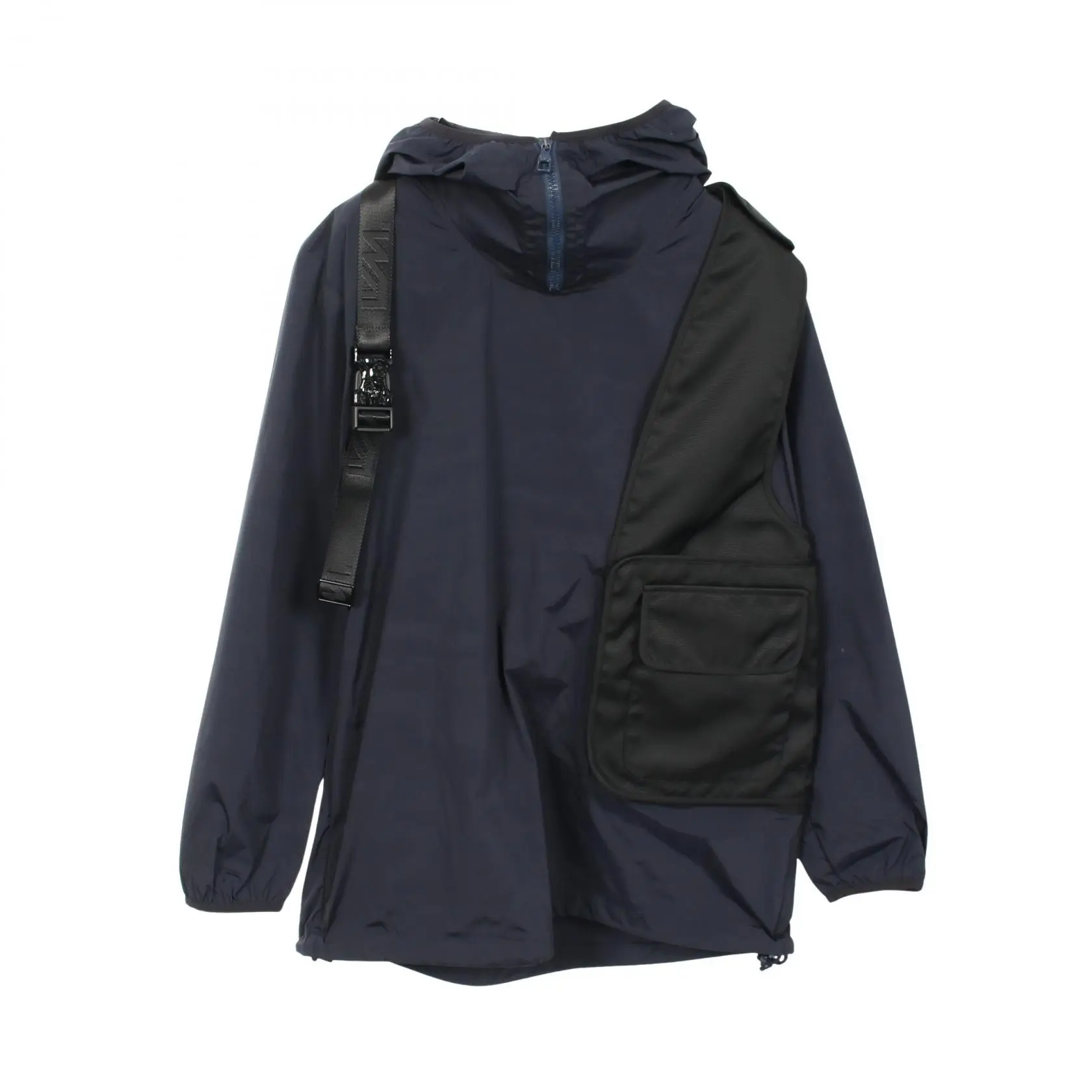 Pre-owned Louis Vuitton Nylon Small Leather Goods Docking Hooded Windbreaker Jacket