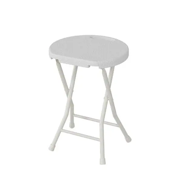 GAOMON Folding Stool, Backless 18-Inch Stool, Portable with Handle, Foldable Bar Stool, Anti-Slip Feet, 600Lbs Capacity, for Bar Stools Kitchen Home Indoor and Outdoor Use