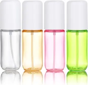 Travel Spray Bottles 1.35oz/40ml Fine Mist Empty Spray Bottles Mini Refillable Plastic Travel Bottle Set for Traveling and Outgoing