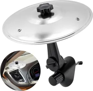 CarCymbal - Fun Air Vent Clips Drum Cymbal, Easy Clip-On Mini Cymbal for Music Lovers, Compact Durable Car Accessory for All Types Of Vehicles, Easy Installation and Rugged