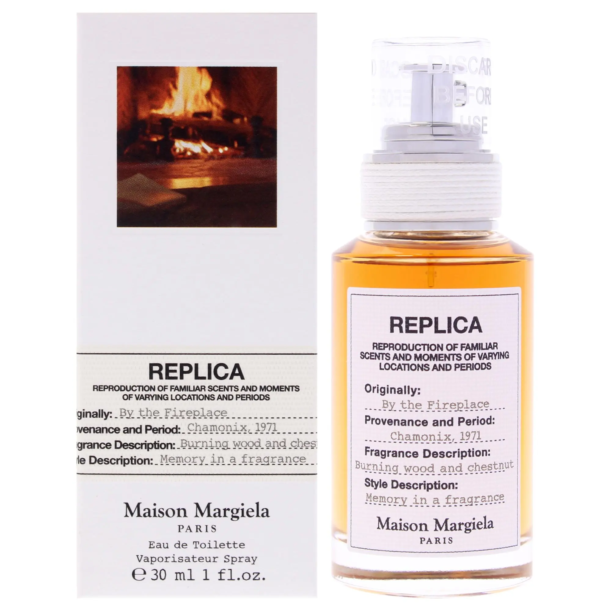 Replica By The Fireplace by Maison Margiela for Unisex - 1 oz EDT Spray (Refillable)