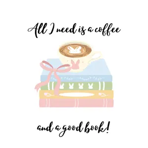 All I Need Is a Coffee and a Good Book – 2x3 Magnet