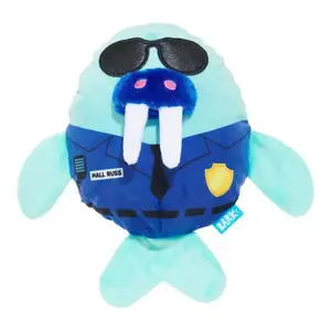 BARK Security Dog Toy - Plush Walrus Squeaky Toy