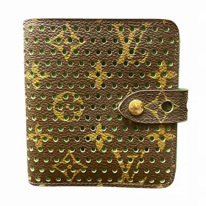 Pre-owned Louis Vuitton Canvas Small Leather Goods Monogram Compact Zip Wallet