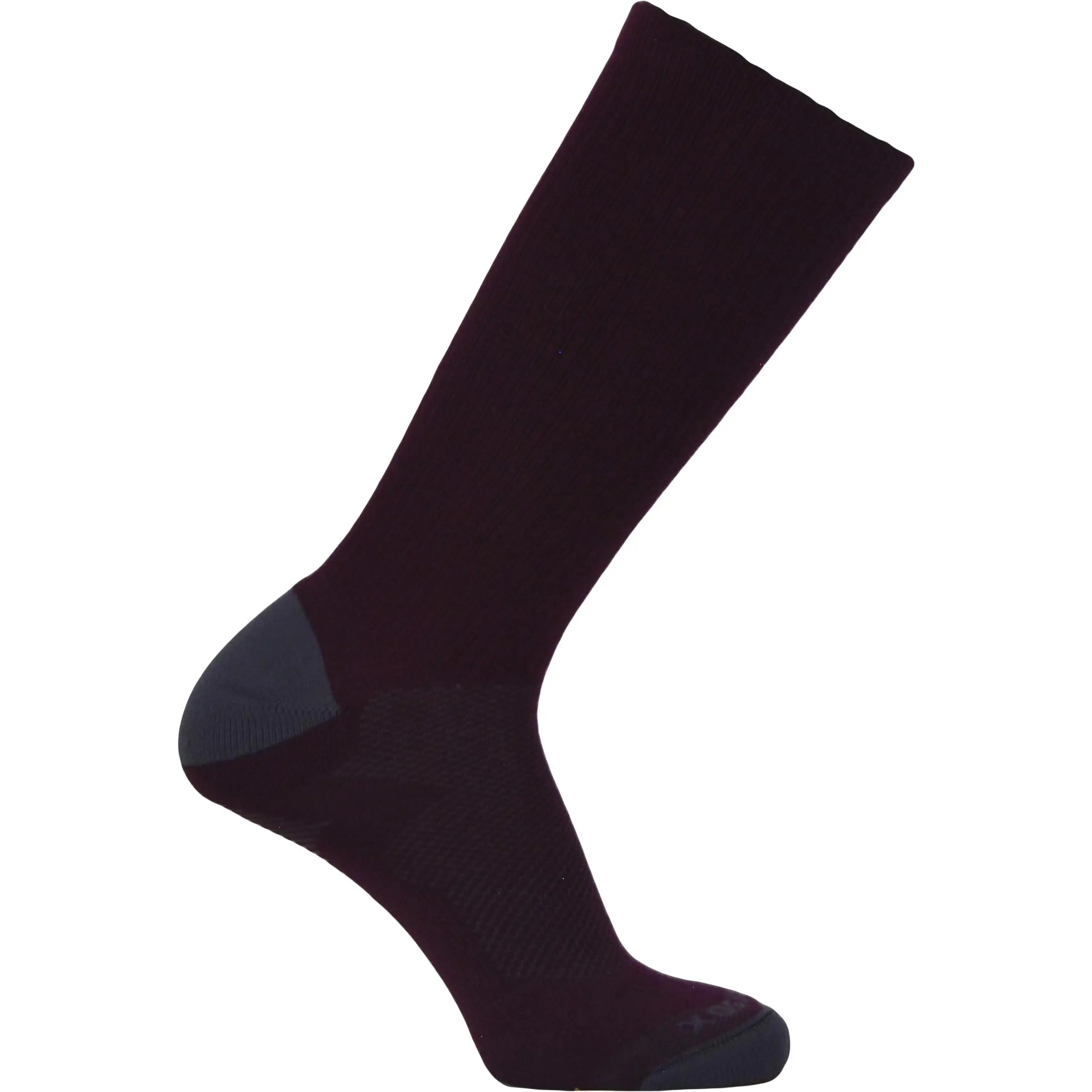 PEAR SOX All Terrain Basketball, Football, Lacrosse Sports Crew Socks (Maroon)