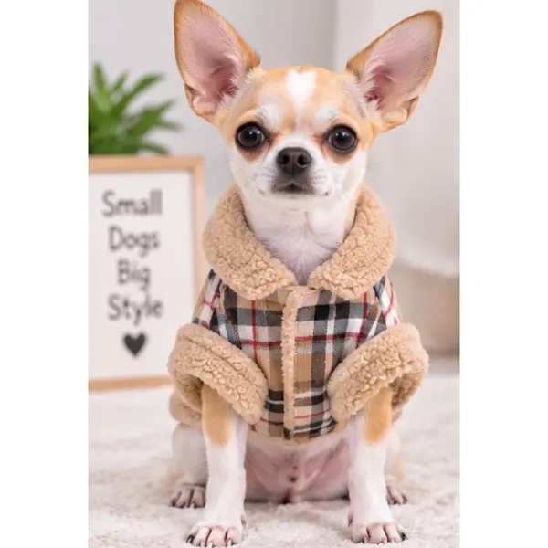 Cozy Plaid Dog Winter Coat Cozy Plaid Dog Winter Coat