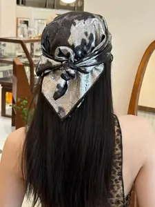 Women's Zebra Stripe Print Scarf Headband, Fashionable Y2K Hip-Hop Style, Multi-Purpose Accessory for Parties Festivals, 8 Styles Available