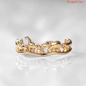Elegant Hollow-Out Ring, Women's Fashion Hand Jewelry for Daily Wear & Party Occasions (Sports & Outdoor Fan Shop Gaming Accessory), Rings