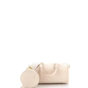 Pre-owned Louis Vuitton Canvas Coated Top Handle Bags Papillon Handbag Monogram Empreinte Giant BB by Rebag