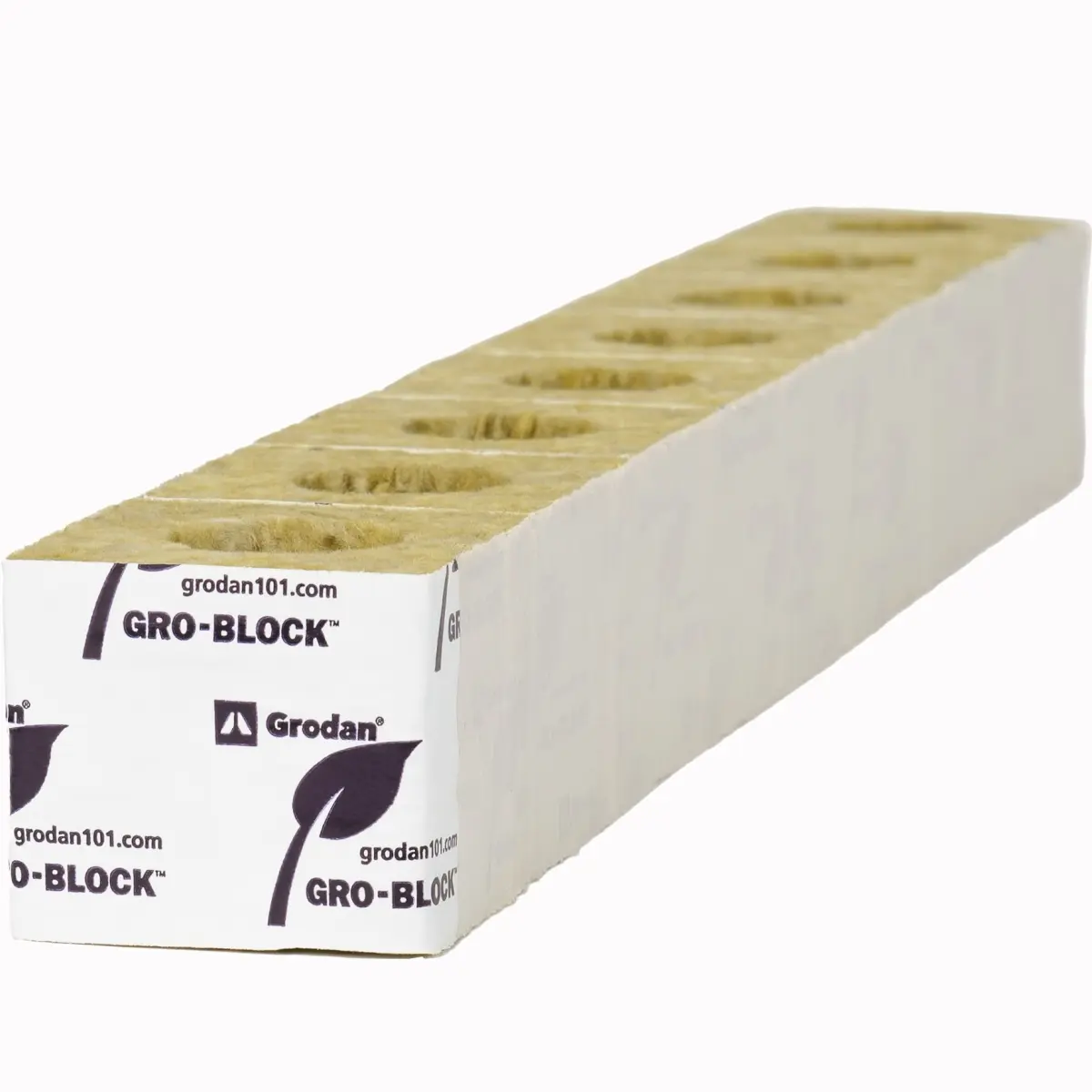 GRD GRD287055 3 x 3 x 2.6 in. GR4 Improved Gro-Block with Hole Strip Box - Small