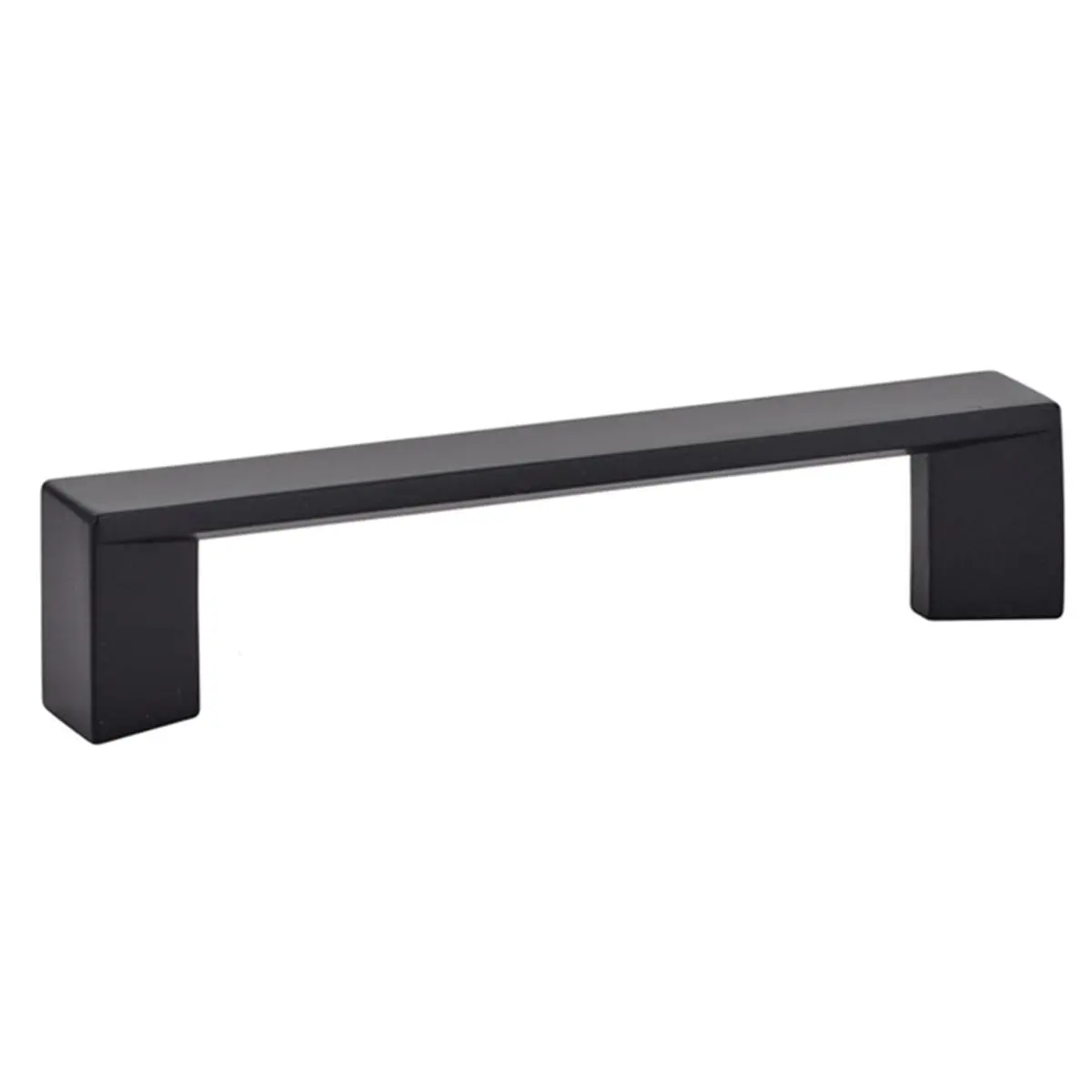 212 MAIN Emtek Trinity Contemporary Cabinet Pull, 6 in. Center-to-Center, Flat Black Finish, Included Installation Screws, Durable Handle