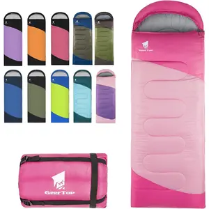 GEERTOP Backpacking Sleeping Bag for Camping, Lightweight Sleeping Bags for Adults Kids Summer Warm Cold Weather Hiking Travel