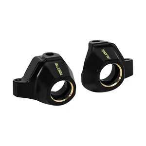 INJORA Black Coating Brass Steering Knuckles for 1/30 Axial SCX30 Upgardes