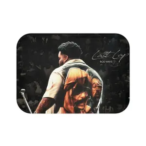 Rod Wave Last Lap Bath Mat, Music Bath Rug, Hip Hop Bathroom Decor, Artist Gift, Unique Home Accessory