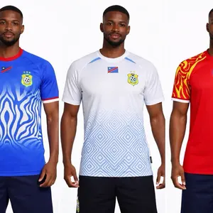 New Congolese Jersey. DRC soccer jersey. Players fabrics . Superior quality edition RDC Maillot Congo soccer  Leopards du Congo football congolais Congolese shirt Nouveau maillot des leopards congo Kinshasa. Foot ball shirt Congo RDC