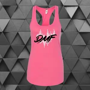 DMF Origins Tank #1 | Women's Sleeveless Tank Top - Womenswear Lightweight Fabric Racerback Sporty