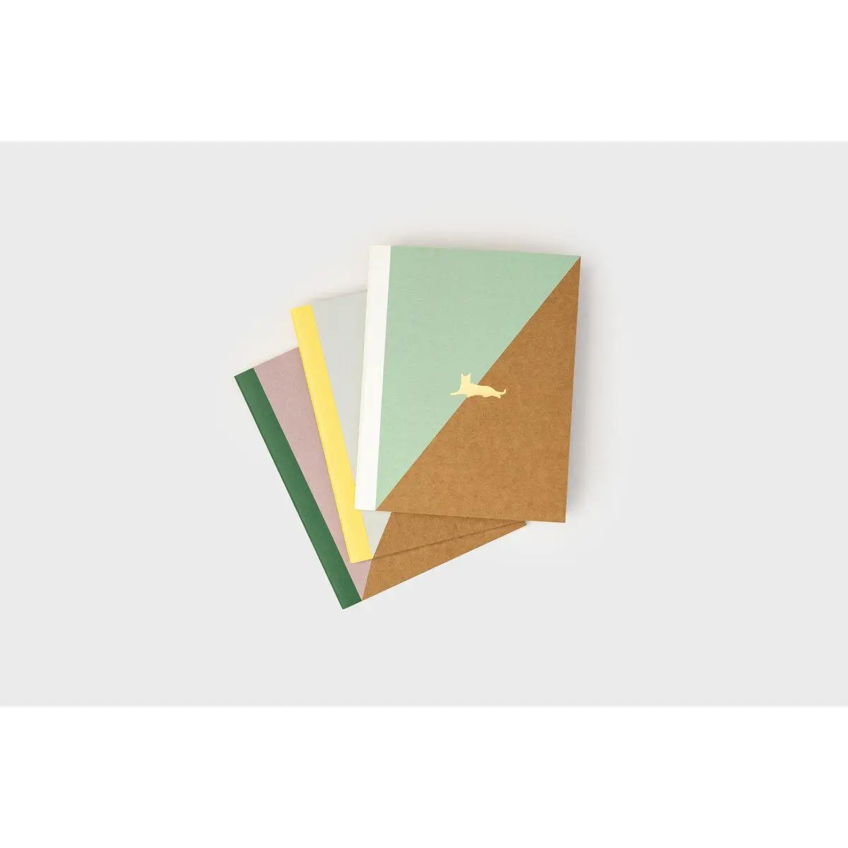 Suck UK Cat Pocket Notebook Set - Portable Lined Grid & Dot On-the-Go Notes - Practical & Compact Writing Journal Recycled Paper School Office & Travel Use
