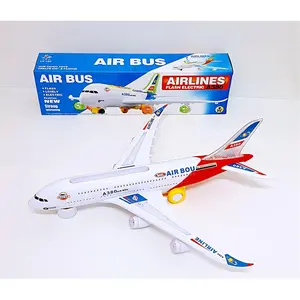AZ Trading & Import  Toy Airplane with Flashing Lights & Sound, Red