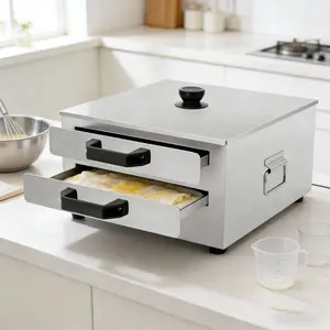 Double Tier Rice Noodle Rolls Steamer For Home Food Truck Gas Electric home essentials