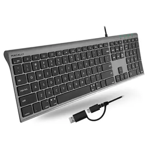 Everyday Premium USB A + C Keyboard for Mac (Space Gray)
