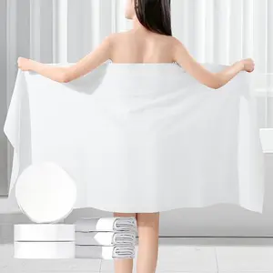 10 Pieces Of Disposable Compressed Bath Towel Are Thickened And Enlarged, Independently Packed For Business Trips, Resort Hotel Supplies, Bathroom And Bath Supplies, Size 70*140cm