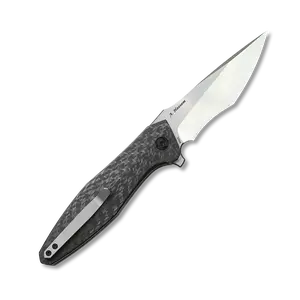 DOTS GEAR Master Designer Series brand Primo (A1061-1B) Tactical Folding Pocket Knife 3.35”” S35VN Blade Carbon Fiber Handle Ideal for Everyday Carry