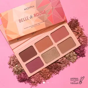 Belle & Rouge Palette Blush Powder Matte Mettalic Satin