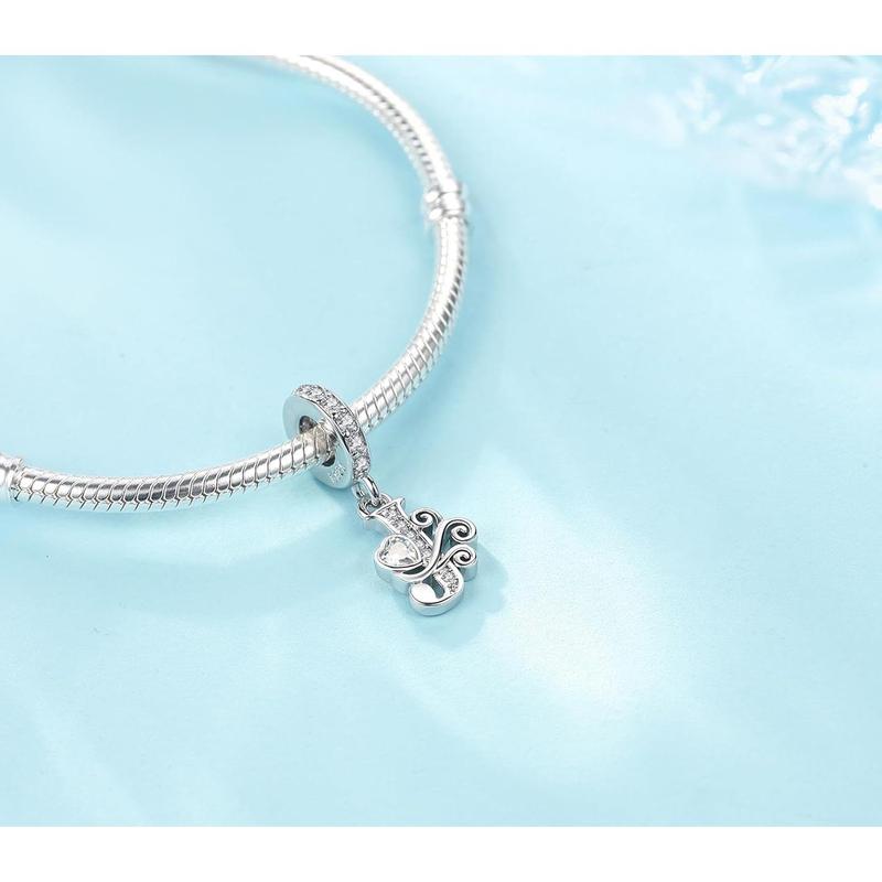 Silver Letter Charm Fit for Pandora Charms Bracelet Alphabet Initial Dangle Charms Beads Jewelry Gifts for Women Silver Letter Charm Fit for Pandora Charms Bracelet Alphabet Initial Dangle Charms Beads Jewelry Gifts for Women