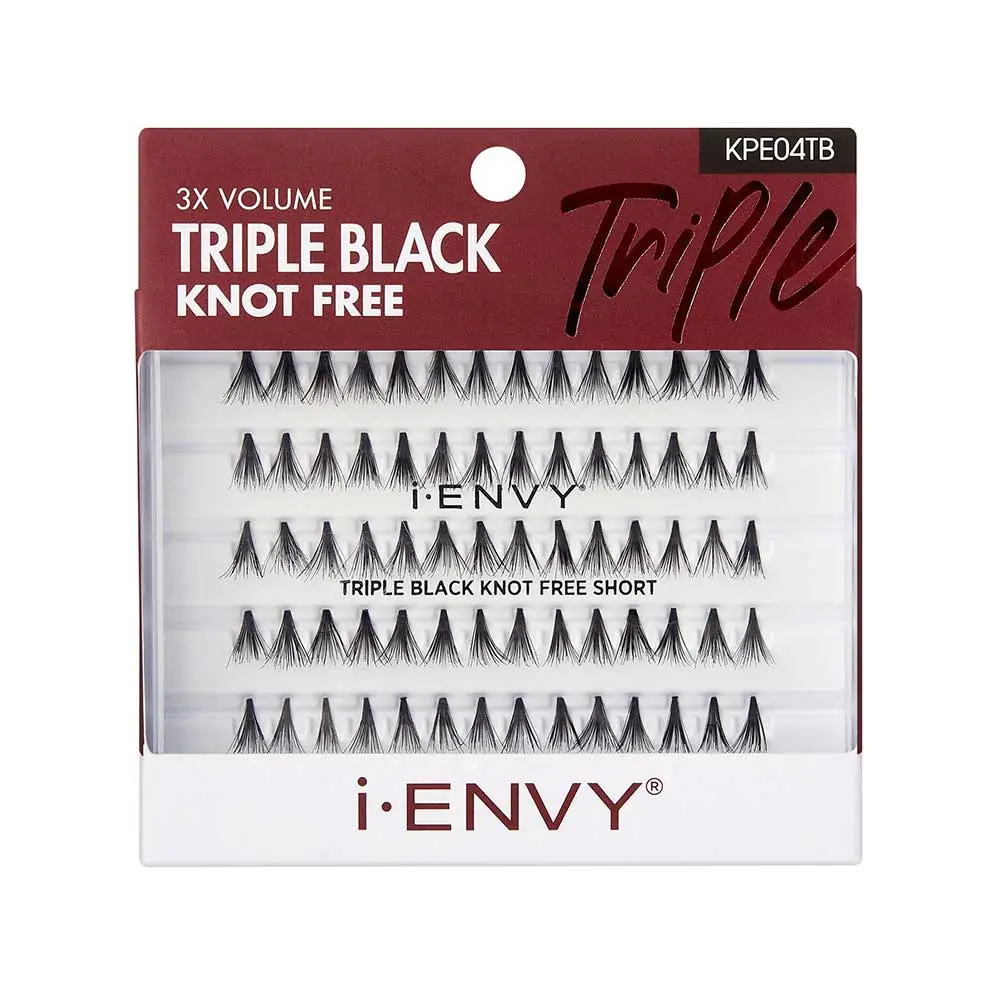 I-ENVY Triple Black Knot Free Individual Lash (70pcs) I-ENVY Triple Black Knot Free Individual Lash (70pcs)