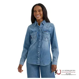 WRANGLER WOMEN Long Sleeve Jean Shirt 112360739