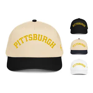 Classic Pittsburgh Arch Vintage Retro Baseball Cap Snapback Hat