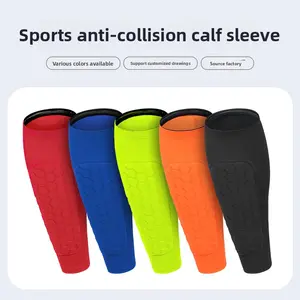 Honeycomb anti-collision sports leg guard outdoor football basketball riding running equestrian shin guard calf guard