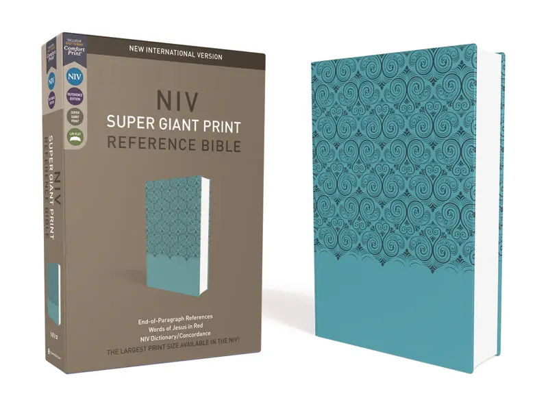 NIV, Super Giant Print Reference Bible, Red Letter Edition, Comfort Print