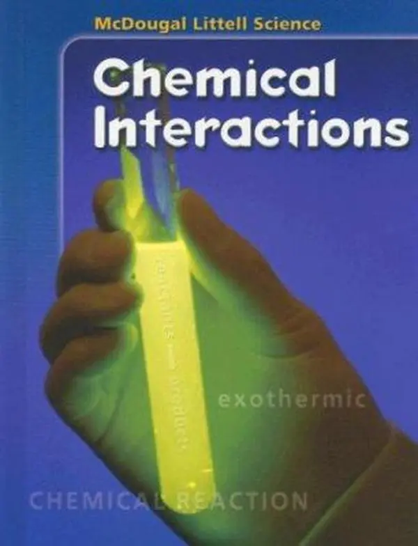 Used McDougal Littell Science Textbook - Chemical Interactions, Chemical Reactions, Library Binding, English Printed, 1.9 lbs, Intact, Very Good/Good, School & Educational Office Stationery Supply, Mcdougall Littell Science