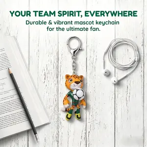 FIFA 2026 World Cup mascot, officially authorizedfigurineby the United States, Canada, and Mexico, andacollection of fan 6cm Keychain,Jaguar Zayu