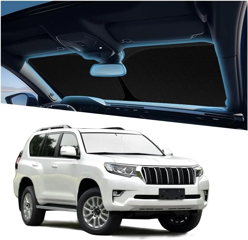 57×31 Inch Car Windshield Sun Shade Foldable,2026 Upgraded Thickened Car Windshield Cover Sun Shade for Sunlight Blocking,Portable Cars Suns Shades Windshields for Cars,SUVs