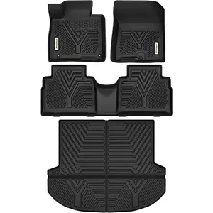 OEDRO Floor Mats Compatible with Mazda CX-5 2017-2024 CX5 Includes 2 Rows and Cargo Liner Set